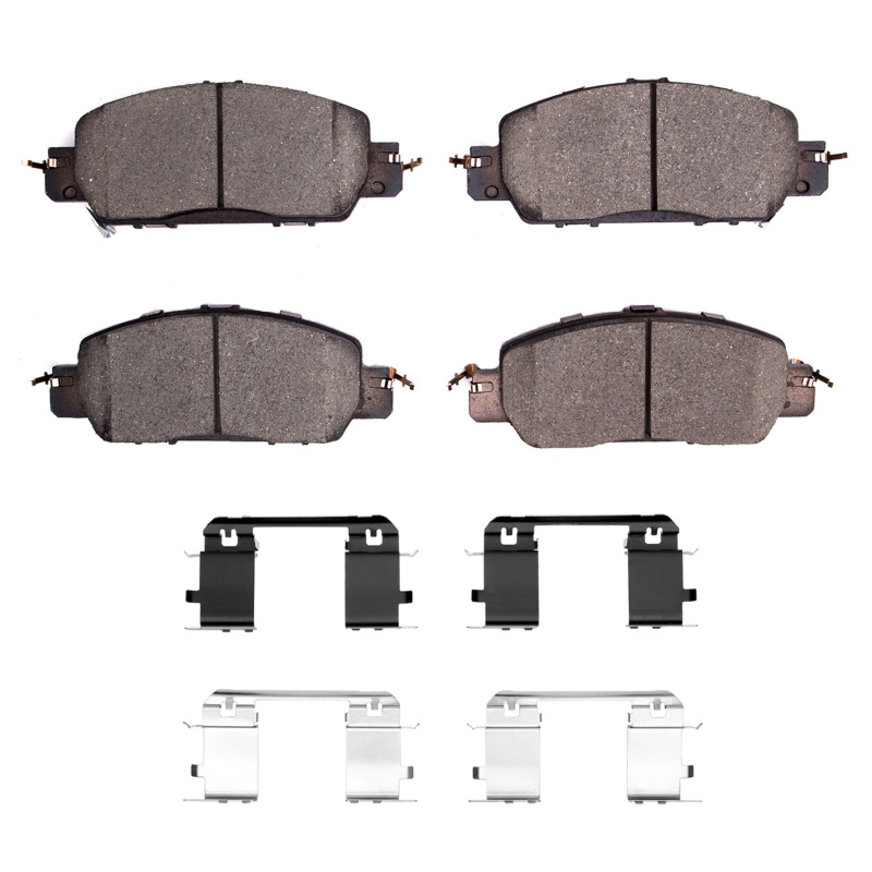 Picture of R1 16-17 Honda Accord Coupe Front Ceramic Pads & Hardware Kit