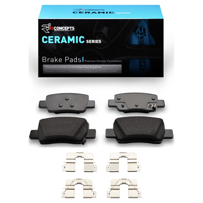 Picture of R1 21-25 Kia SELTOS (USA/Canada) Rear Ceramic Pads & Hardware Kit
