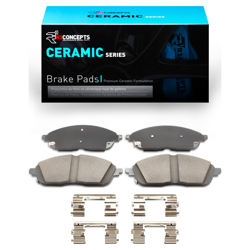 Picture of R1 21-25 Jeep Grand Cherokee Front Ceramic Pads & Hardware Kit