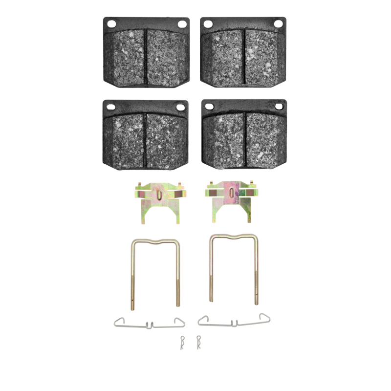 Picture of R1 85-86 Saab 900 Front Semi Met Pads & Hardware Kit