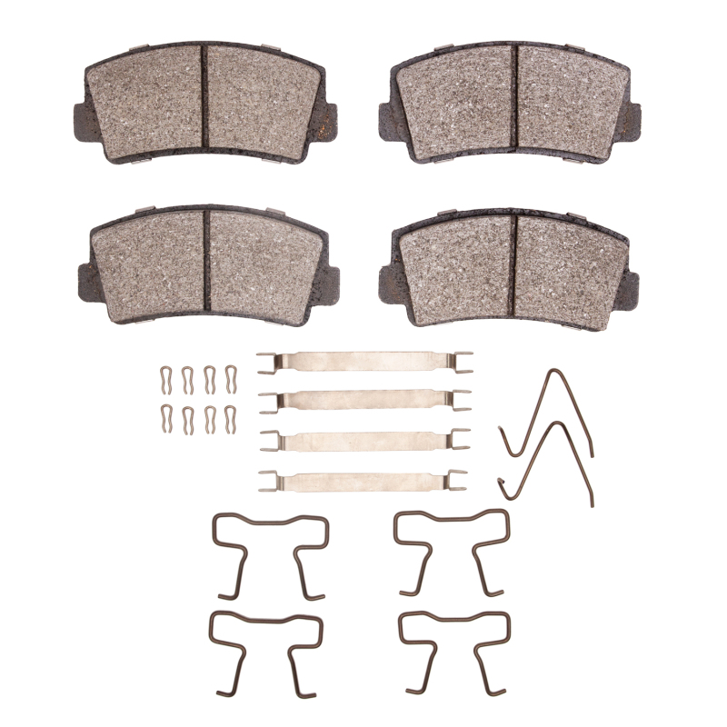 Picture of R1 70-84 Ford COURIER (USA/Canada) Front Semi Met Pads & Hardware Kit