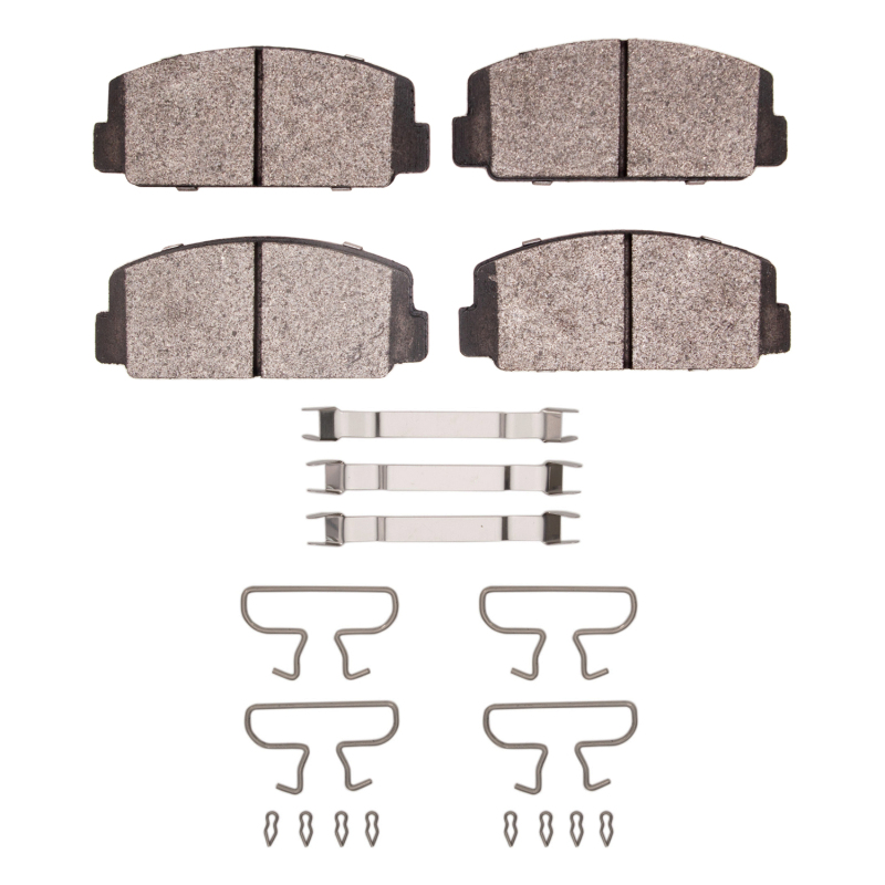 Picture of R1 72-81 Subaru GF Front Semi Met Pads & Hardware Kit