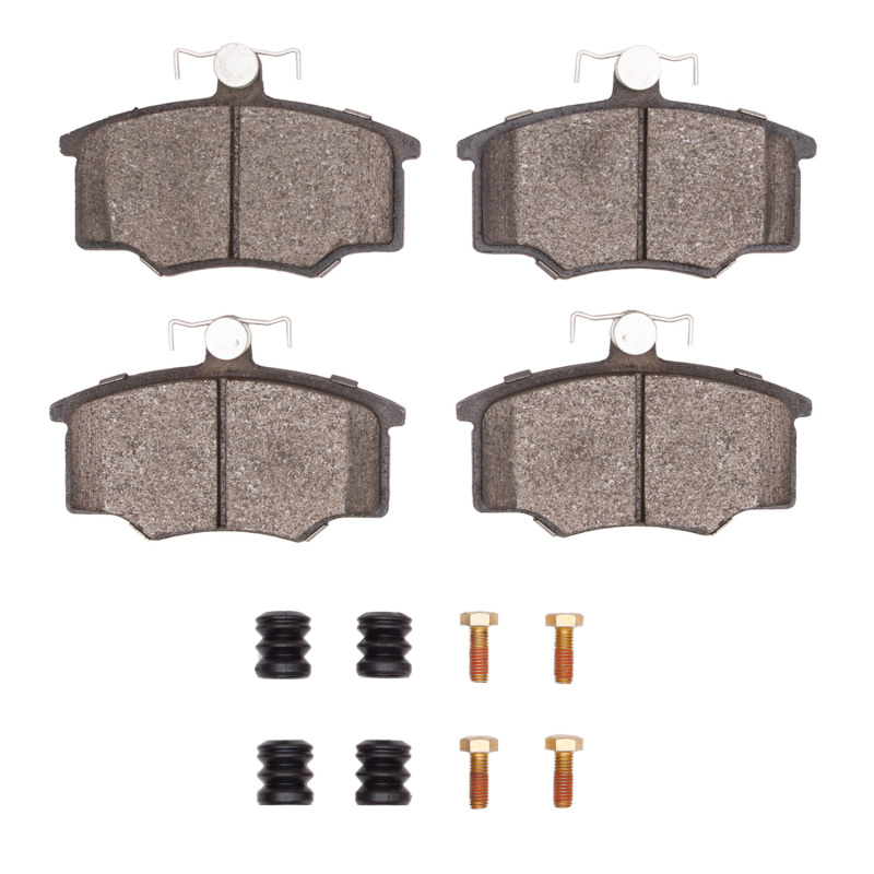 Picture of R1 82-83 Audi Coupe Front Semi Met Pads & Hardware Kit