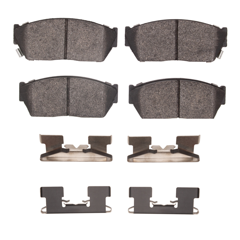 Picture of R1 83-87 Honda Civic Hatchback Front Semi Met Pads & Hardware Kit