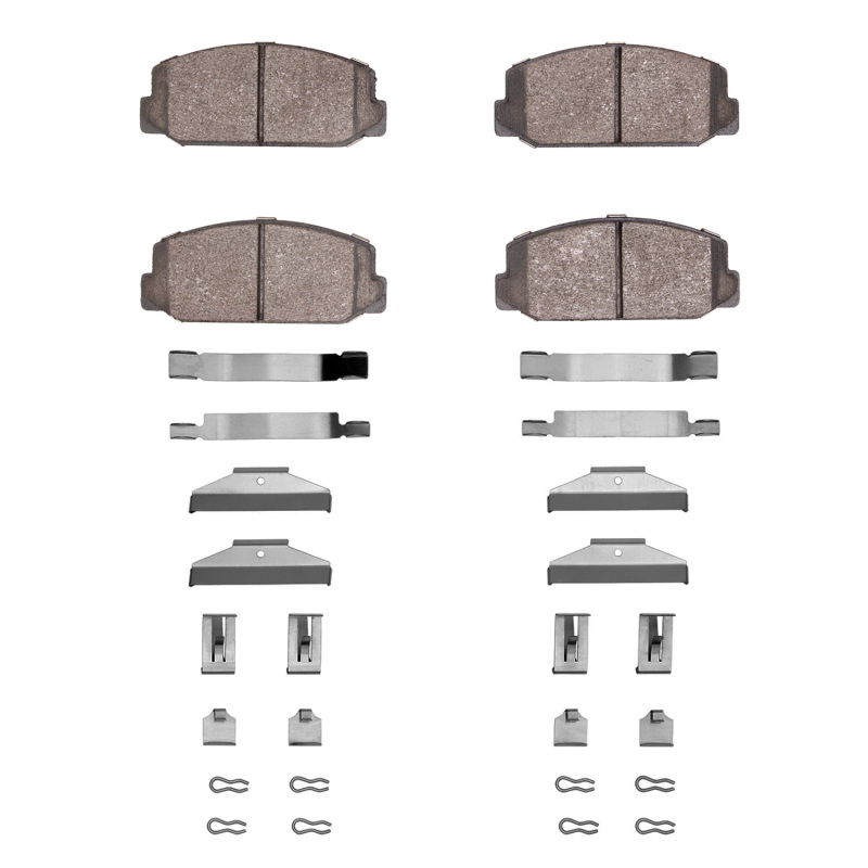 Picture of R1 70-75 Toyota Celica Front Semi Met Pads & Hardware Kit