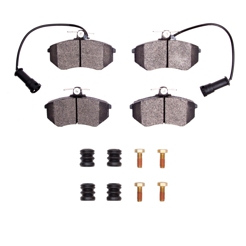 Picture of R1 83-91 Audi 5000CS Turbo Quattro Front Semi Met Pads & Hardware Kit