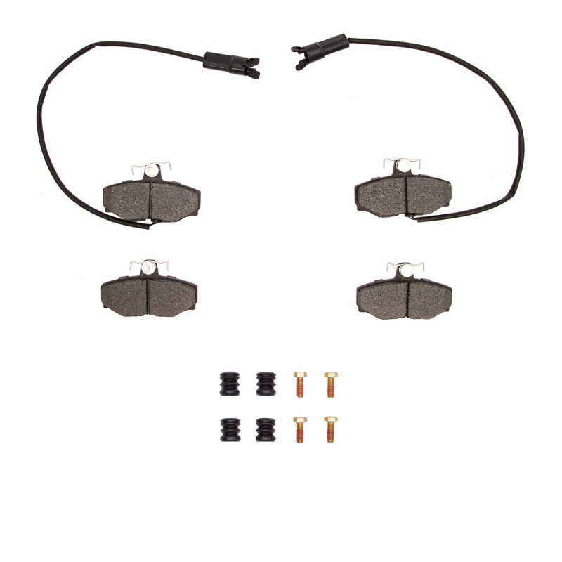 Picture of R1 87-89 Jaguar XJ12 Rear Semi Met Pads & Hardware Kit