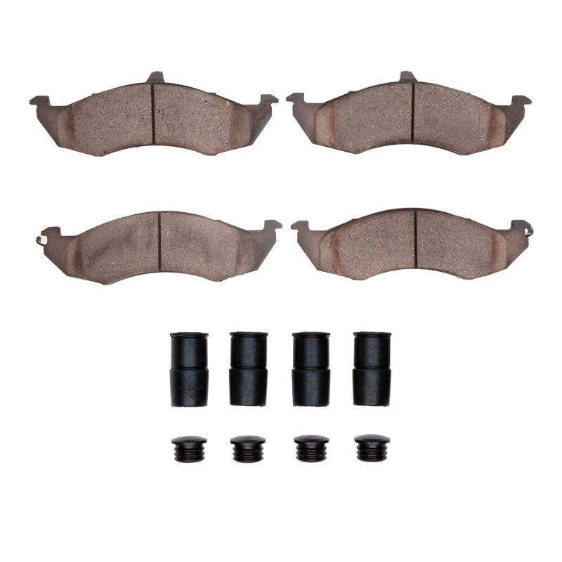 Picture of R1 89-92 Ford Thunderbird Front Semi Met Pads & Hardware Kit