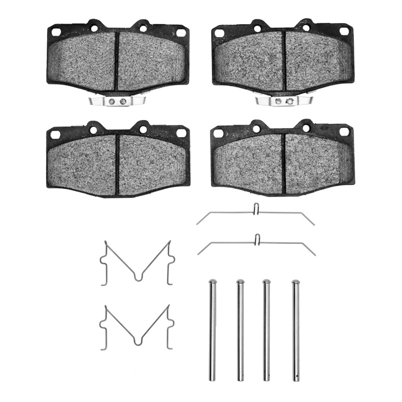 Picture of R1 88-95 Toyota 4Runner Front Semi Met Pads & Hardware Kit