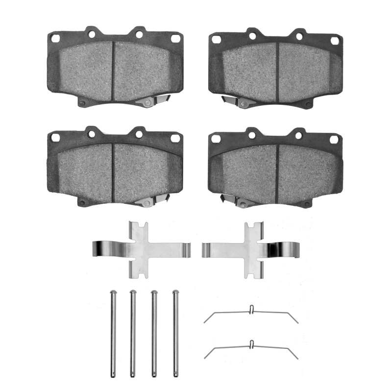Picture of R1 90-92 Toyota Land Cruiser Front Semi Met Pads & Hardware Kit