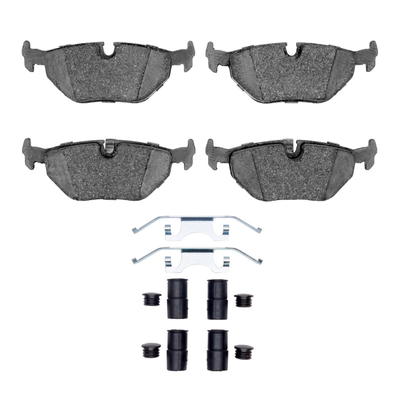 Picture of R1 96-03 BMW 530I Rear Semi Met Pads & Hardware Kit