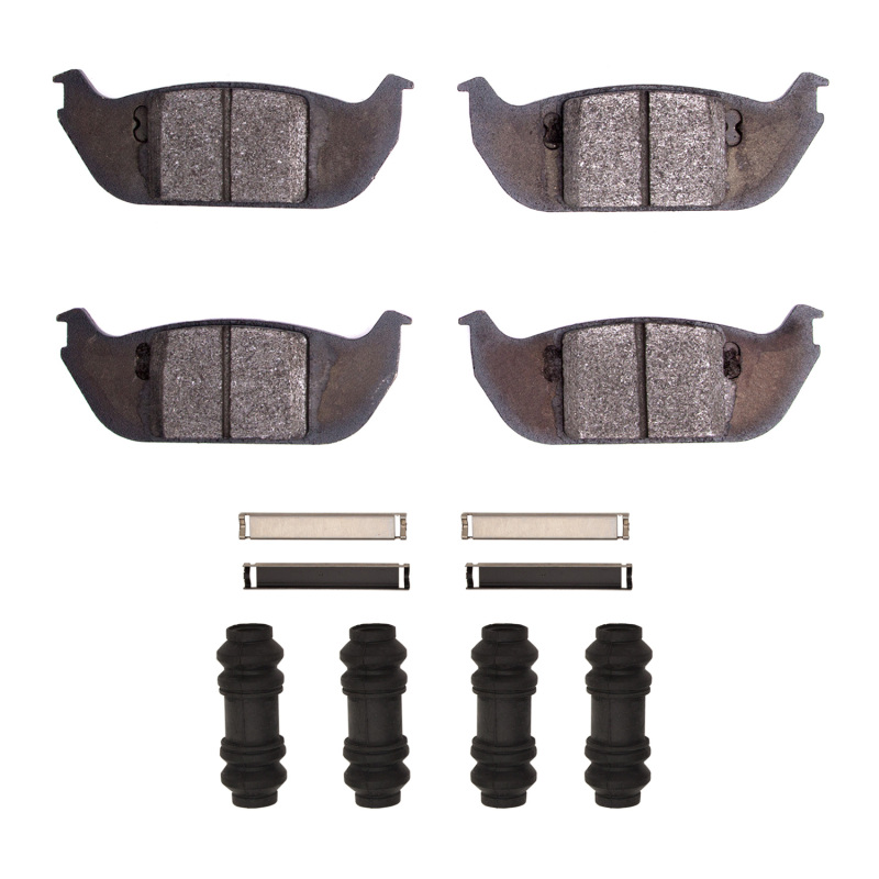 Picture of R1 03-05 Lincoln Aviator Rear Semi Met Pads & Hardware Kit