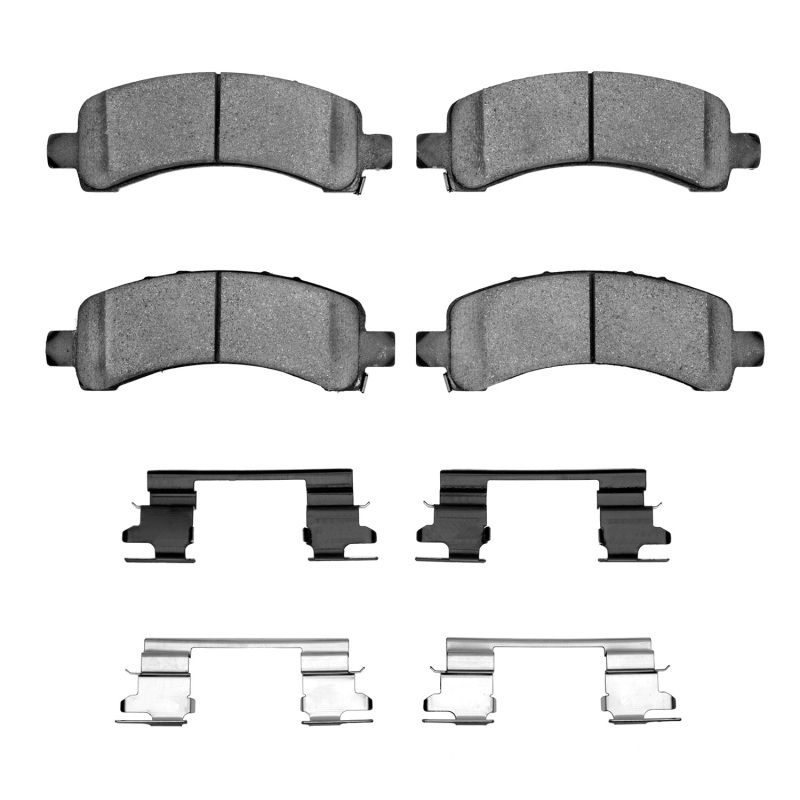 Picture of R1 02-14 Cadillac Escalade EXT Rear Semi Met Pads & Hardware Kit