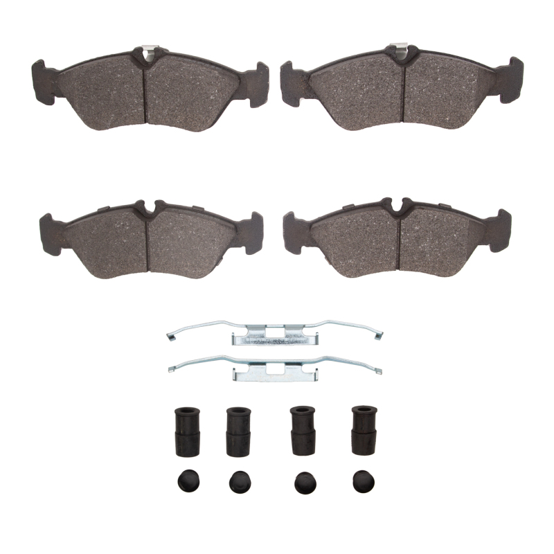 Picture of R1 02-06 Dodge Sprinter 3500 Rear Semi Met Pads & Hardware Kit