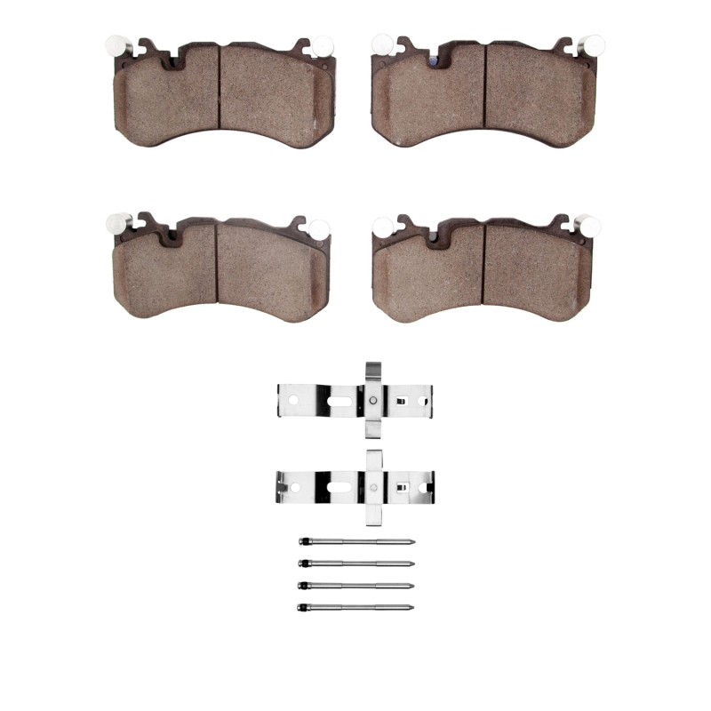 Picture of R1 08-11 Mercedes-Benz SL65 AMG Front Semi Met Pads & Hardware Kit