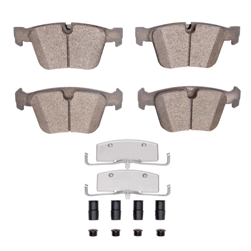 Picture of R1 07-14 Mercedes-Benz CL65 AMG Rear Semi Met Pads & Hardware Kit
