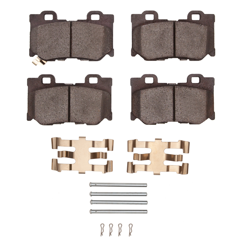 Picture of R1 08-25 Infiniti G37 Rear Semi Met Pads & Hardware Kit