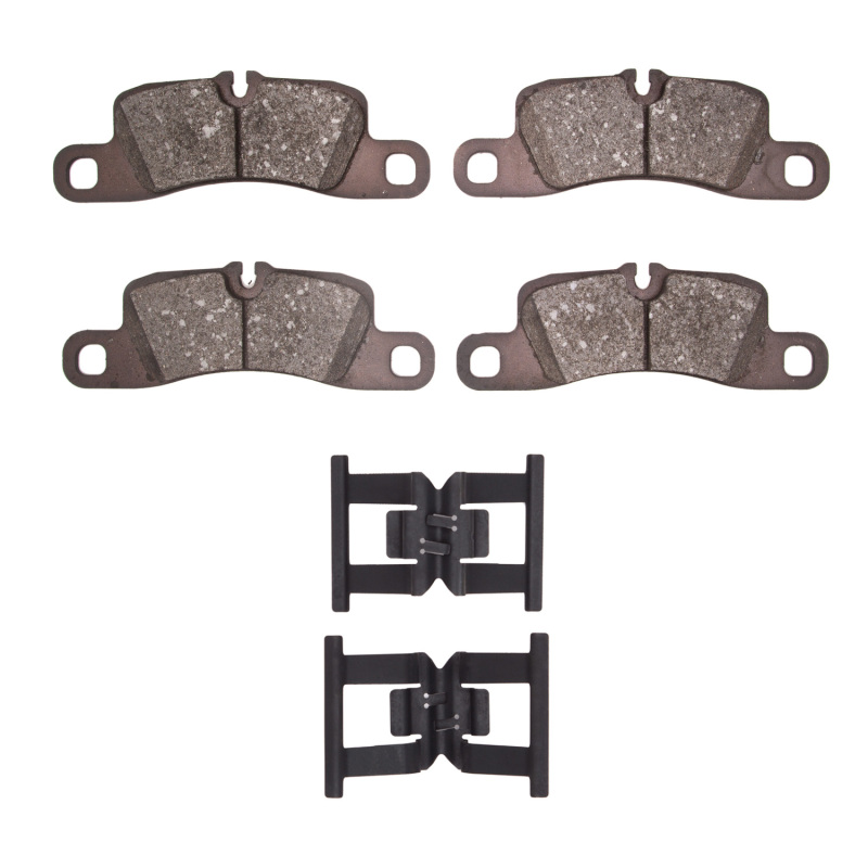 Picture of R1 09-09 Porsche Cayenne Rear Semi Met Pads & Hardware Kit