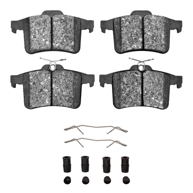 Picture of R1 10-19 Jaguar XJR Rear Semi Met Pads & Hardware Kit