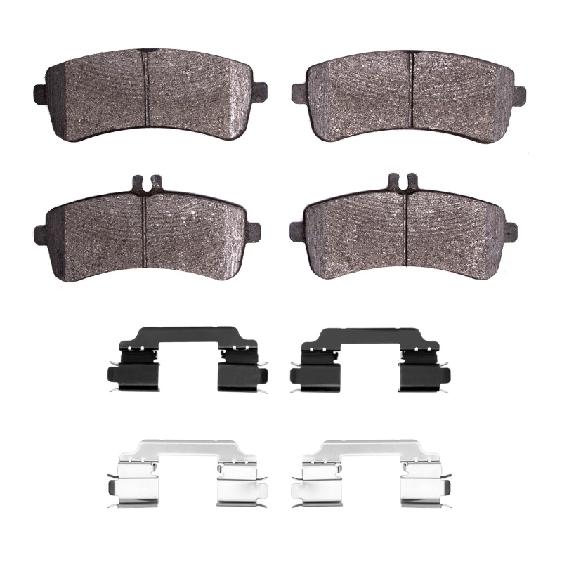 Picture of R1 13-19 Mercedes-Benz SL65 AMG Rear Semi Met Pads & Hardware Kit