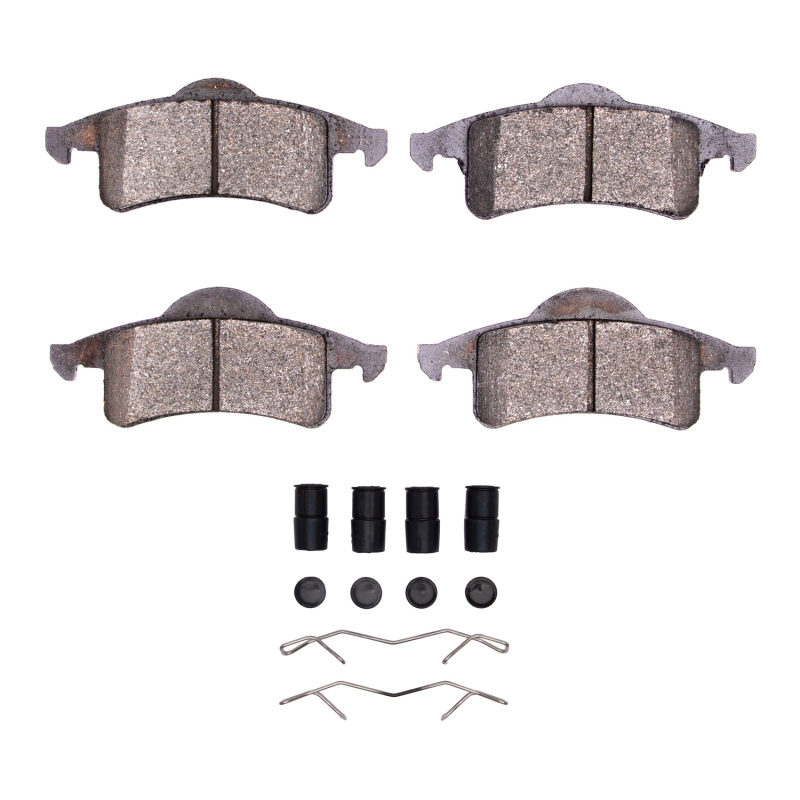 Picture of R1 99-04 Jeep Grand Cherokee Rear Performance Off-Road/Tow Brake Pads & Hardware Kit