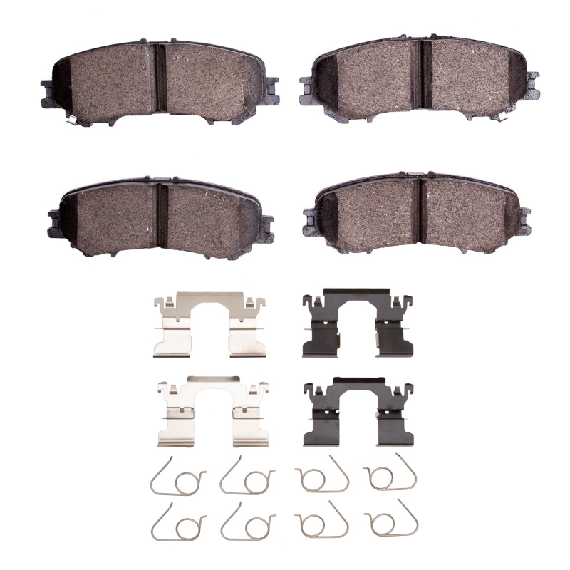 Picture of R1 17-24 Nissan Titan Rear Performance Off-Road/Tow Brake Pads & Hardware Kit