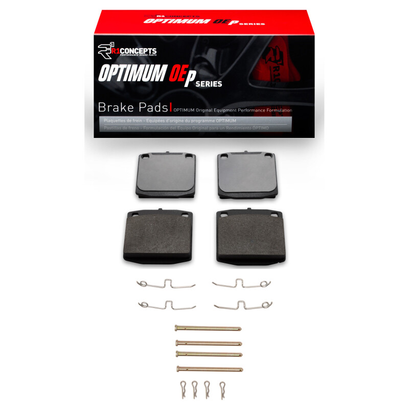 Picture of R1 76-81 Nissan 510 Front Optimum OE Pads & Hardware Kit