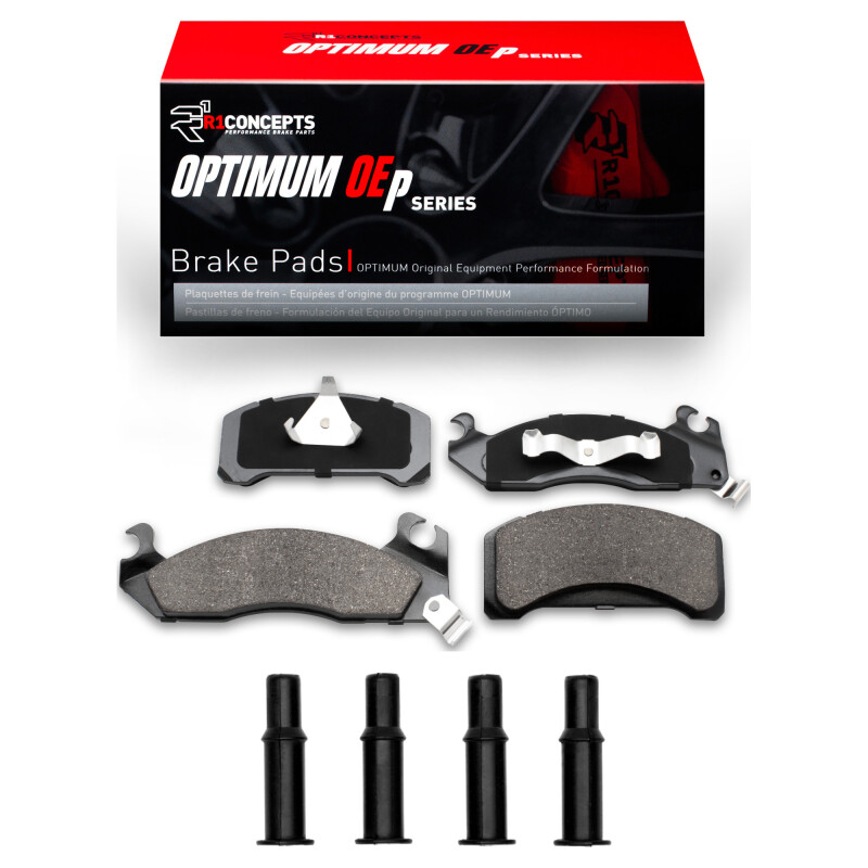 Picture of R1 82-93 Ford Thunderbird Front Optimum OE Pads & Hardware Kit