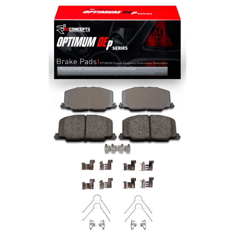 Picture of R1 87-93 Lexus ES250 Front Optimum OE Pads & Hardware Kit