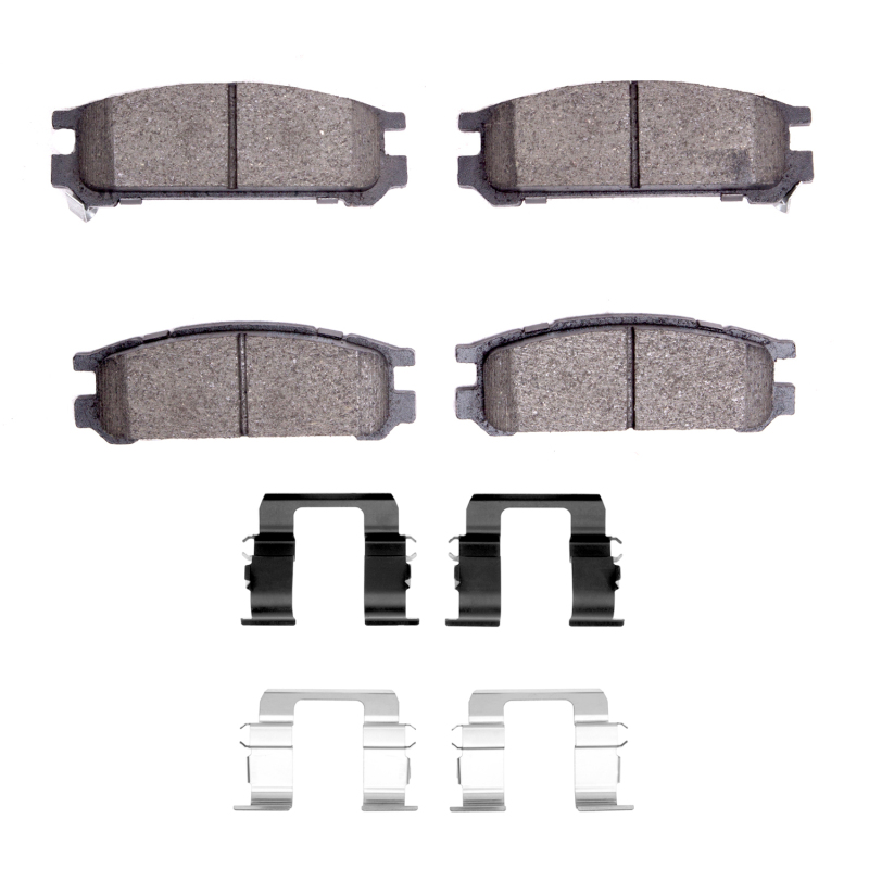 Picture of R1 90-94 Subaru Legacy Rear Optimum OE Pads & Hardware Kit