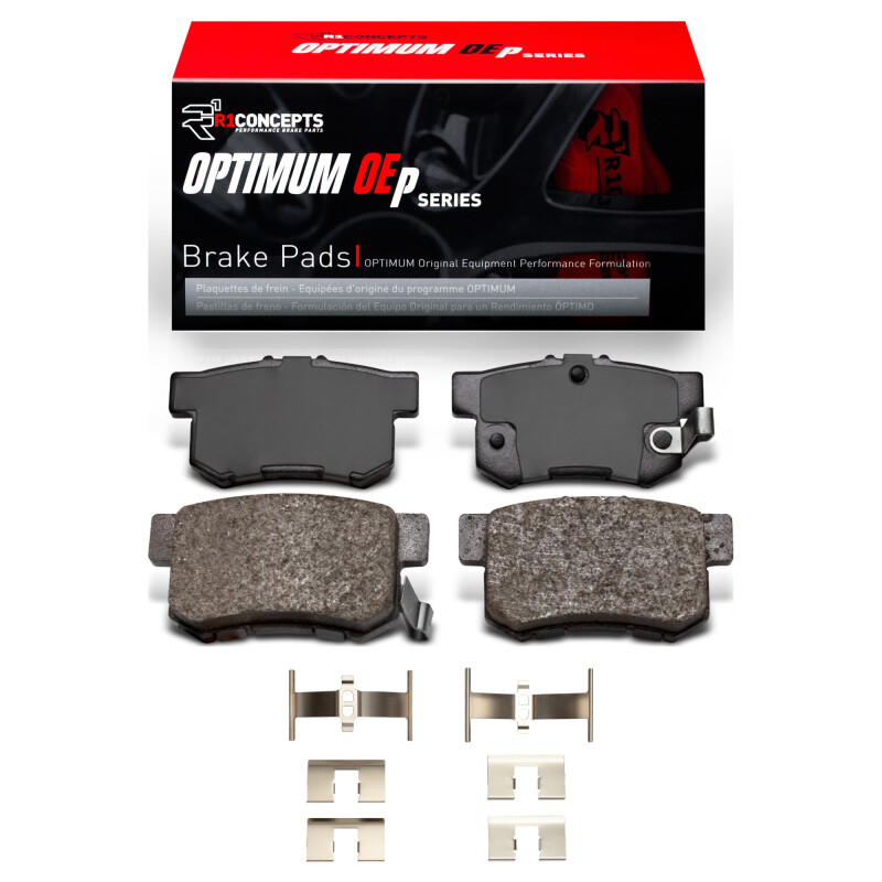 Picture of R1 97-02 Acura CL Rear Optimum OE Pads & Hardware Kit