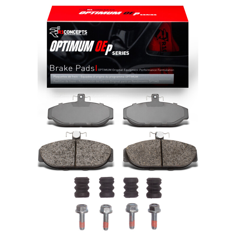 Picture of R1 82-92 Volvo 760 Series Front Optimum OE Pads & Hardware Kit