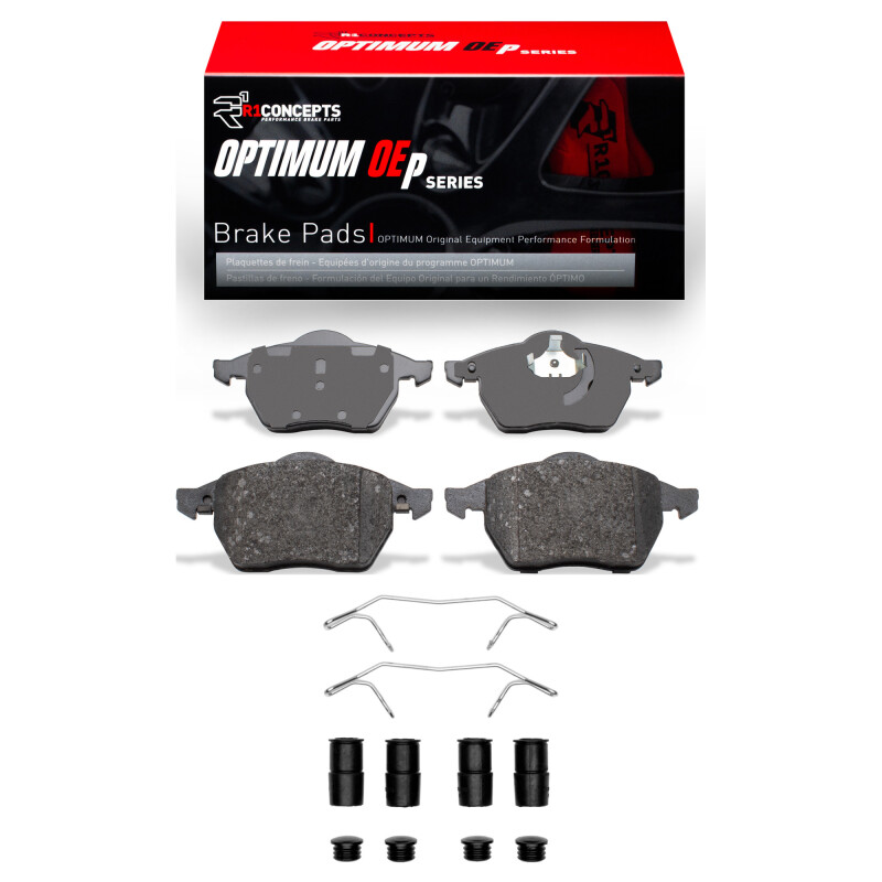 Picture of R1 96-99 Volkswagen Jetta Sedan Front Optimum OE Pads & Hardware Kit