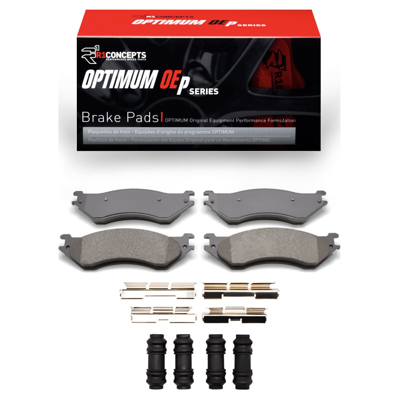 Picture of R1 03-03 Dodge Ram 1500 Van Front Optimum OE Pads & Hardware Kit