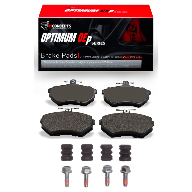 Picture of R1 80-96 Audi 5000 Front Optimum OE Pads & Hardware Kit