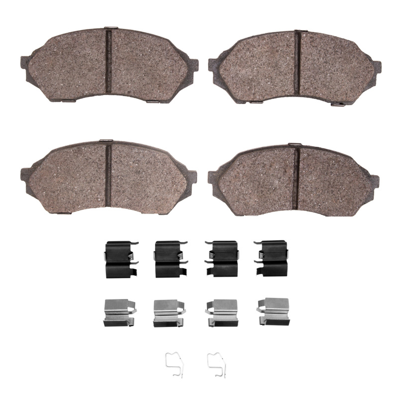 Picture of R1 99-01 Mazda Protege Front Optimum OE Pads & Hardware Kit
