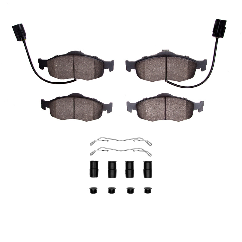 Picture of R1 98-04 Ford Contour Front Optimum OE Pads & Hardware Kit