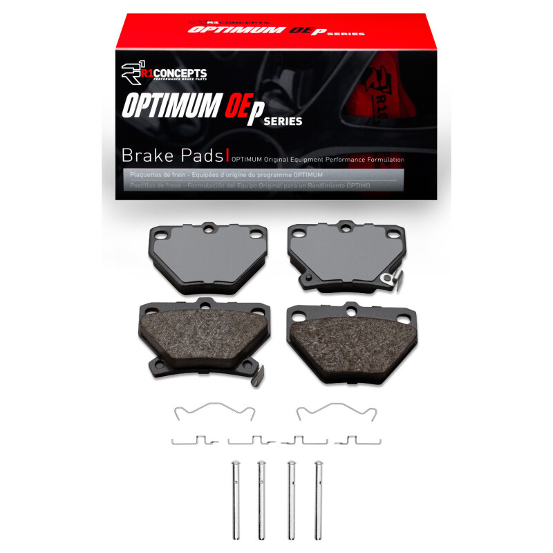 Picture of R1 00-08 Pontiac Vibe Rear Optimum OE Pads & Hardware Kit