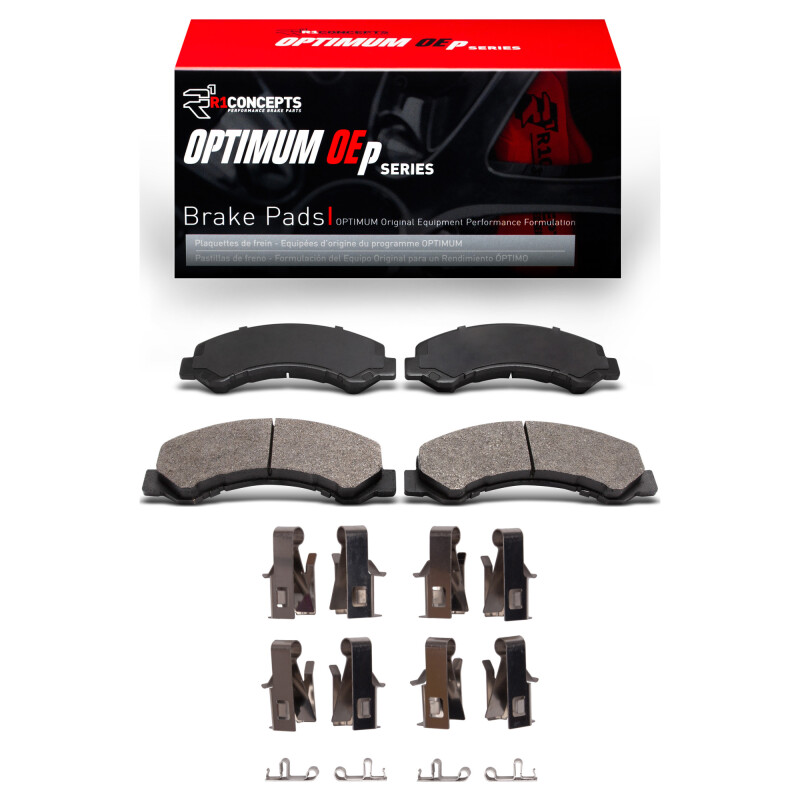 Picture of R1 98-99 Chevrolet W4500 Tiltmaster(w/Front Rotors) Front Optimum OE Pads & Hardware Kit