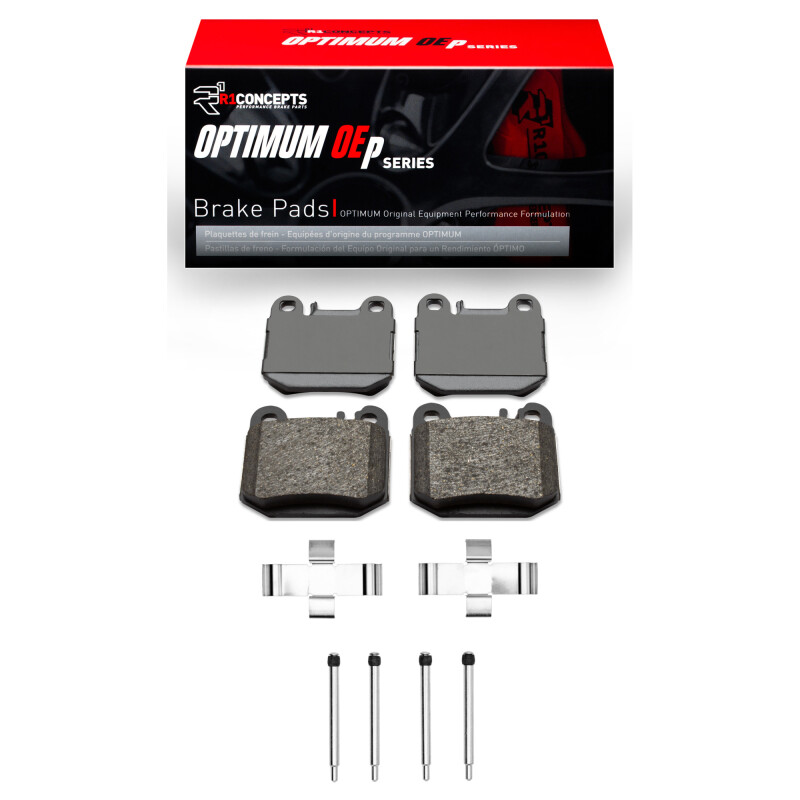 Picture of R1 00-05 Mercedes-Benz ML430 Rear Optimum OE Pads & Hardware Kit