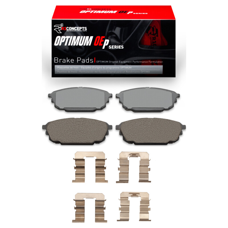 Picture of R1 01-03 Mazda Protege5 Rear Optimum OE Pads & Hardware Kit