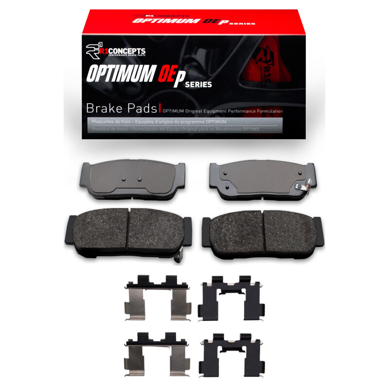 Picture of R1 03-09 Kia Sorento Rear Optimum OE Pads & Hardware Kit