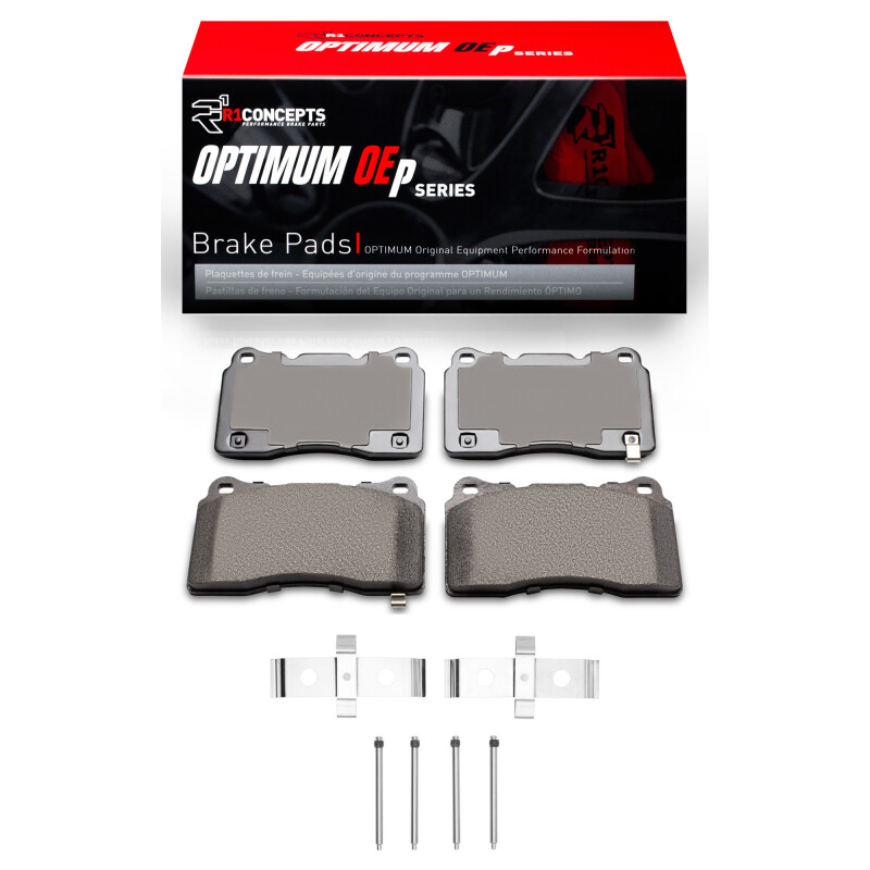 Picture of R1 04-21 Cadillac CTS Front Optimum OE Pads & Hardware Kit