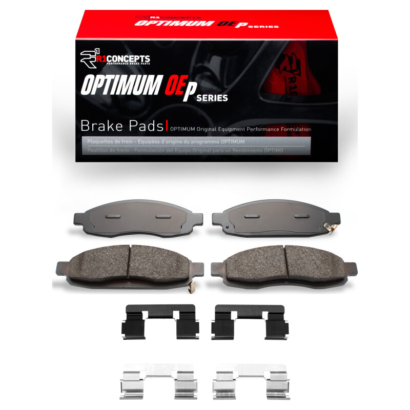 Picture of R1 04-07 Infiniti QX56 Front Optimum OE Pads & Hardware Kit