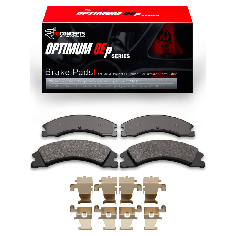 Picture of R1 08-25 Ford E-Super Duty Rear Optimum OE Pads & Hardware Kit