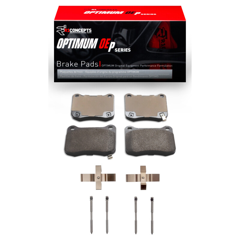Picture of R1 08-14 Lexus IS F Rear Optimum OE Pads & Hardware Kit