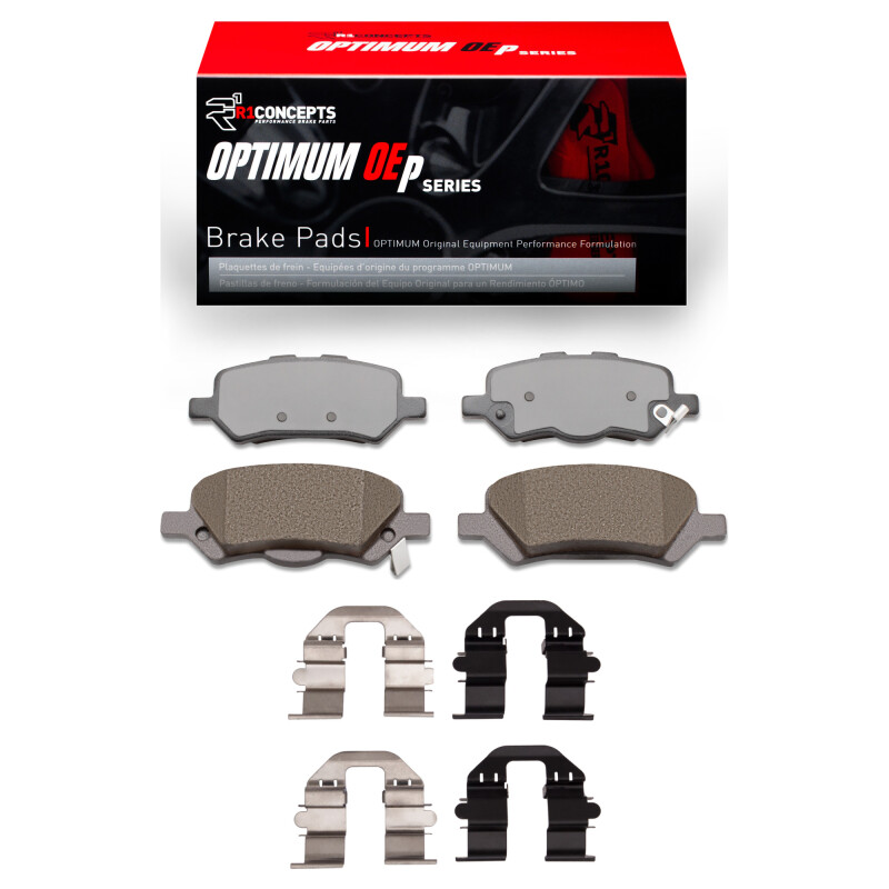 Picture of R1 09-15 Toyota Venza Rear Optimum OE Pads & Hardware Kit