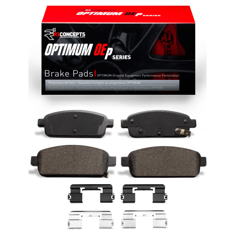 Picture of R1 16-16 Cadillac ELR Rear Optimum OE Pads & Hardware Kit