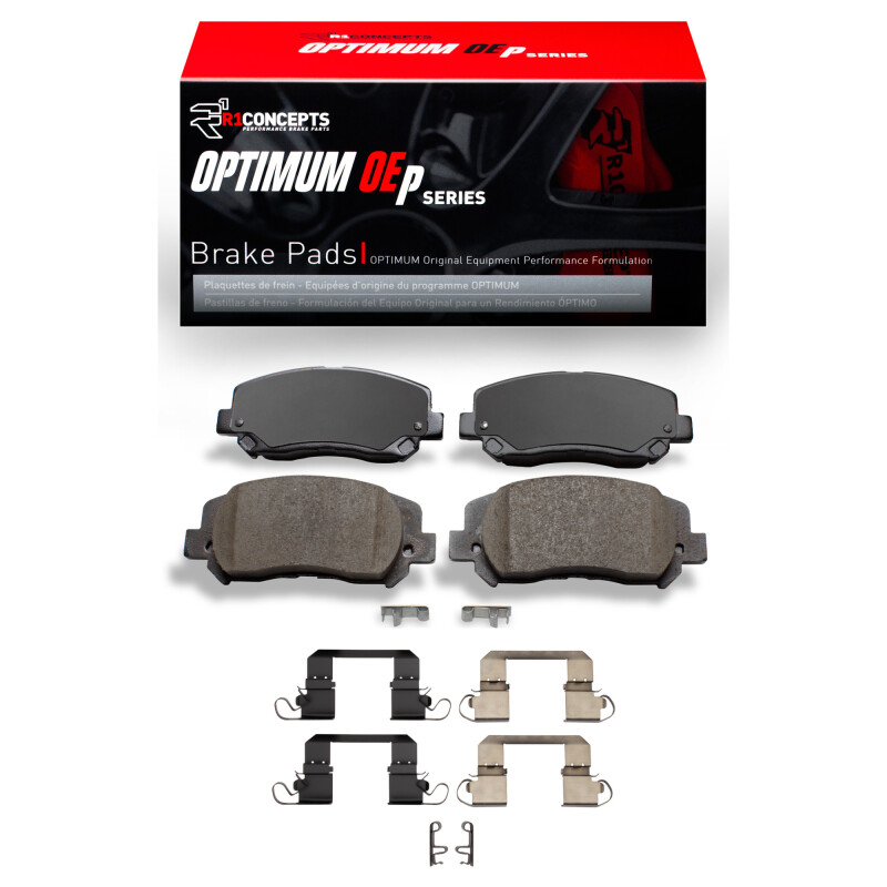Picture of R1 14-22 Chrysler 200 Front Optimum OE Pads & Hardware Kit