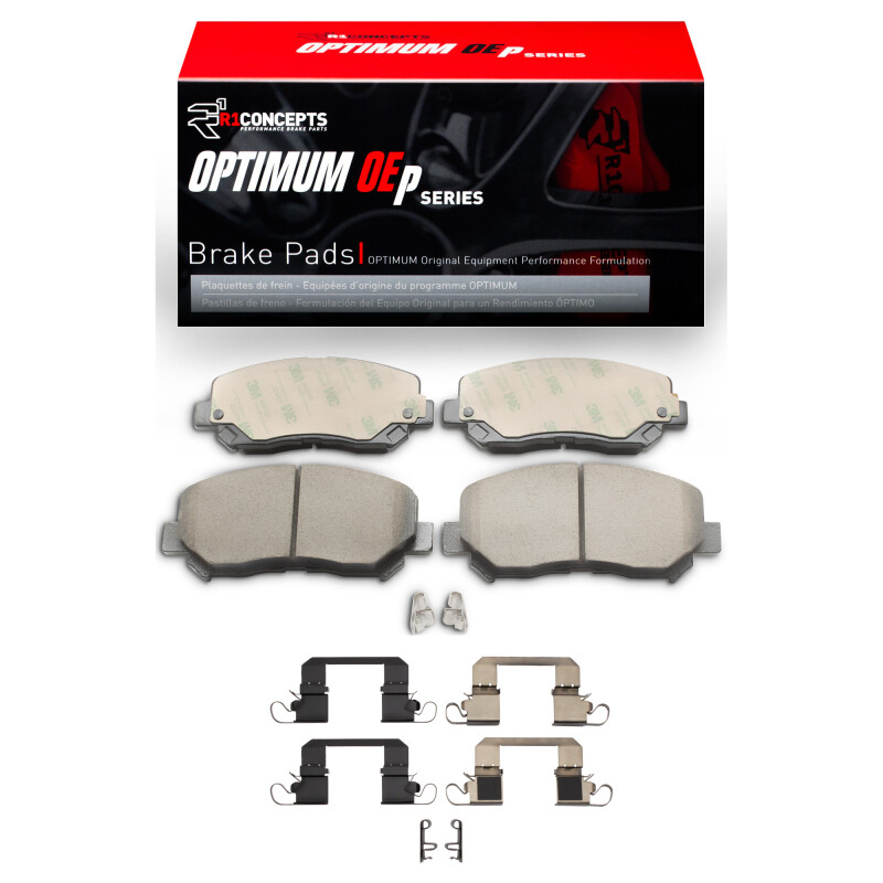 Picture of R1 16-17 Chrysler 200 Front Optimum OE Pads & Hardware Kit
